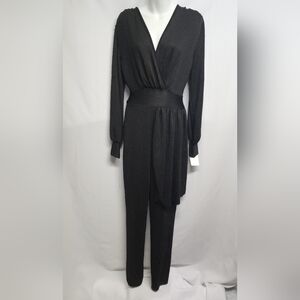 Elegant Black Jumpsuit. Sz Med. Stretchy!  New